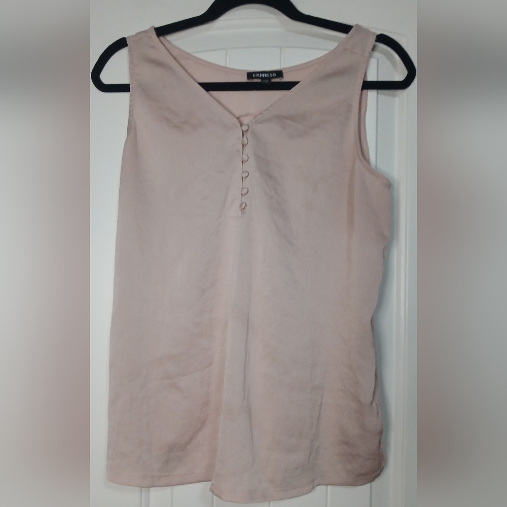 Express light pink blouse